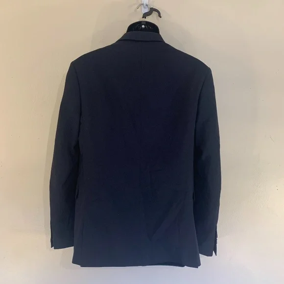 Fendi Navy Wool Blazer 38L(Italian 48) Wool 2 Button Side vents Gently worn - Picture 5 of 6